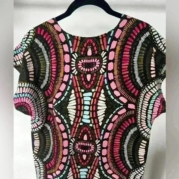 Marie Oliver Silk Print Shift Dress - Picture 5 of 7